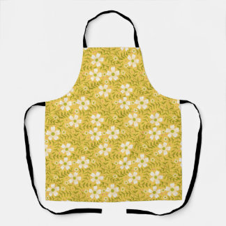 Tablier Cuisine Fleur de Marguerite Jaune pour les Jours d
