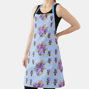 Tablier Cuisine fleurie En vichy fleurie de Shabby Apron