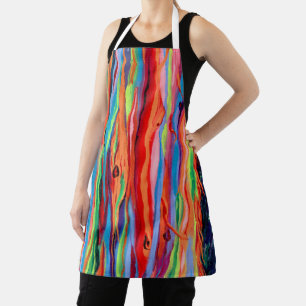 Tablier Cuisine Hawaiian Rainbow Eucalyptus BBQ Apron