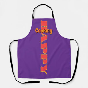 Tablier Cuisine Heureuse Violette