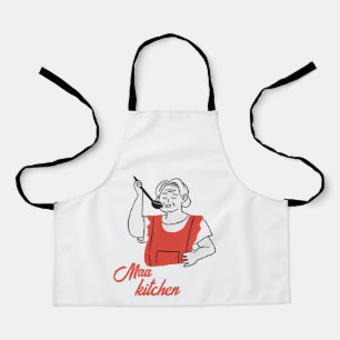 Tablier Cuisine Maa de marque personnalisée - Logo d'entre
