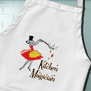 Tablier Cuisine Magicien Rétro Cuisine Art Apron