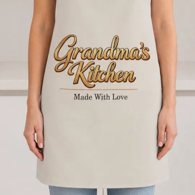 Tablier Cuisine personnalisée de grand-mère (Créateur téléchargé)