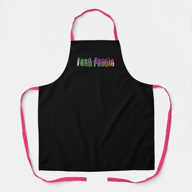 Tablier Cuisine pour les gens  (Recto)
