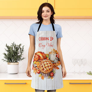 Tablier Cuisine sur des Vibes douillettes - Thanksgiving