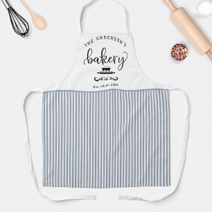 Tablier Cuisine sur mesure, boulangerie Bleue et Bleue Agr