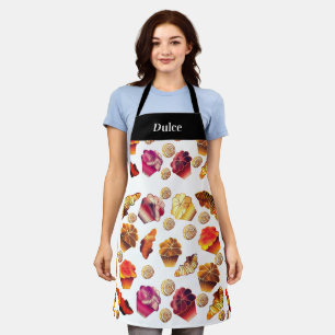 Tablier Cuisine Texte Personnalisé Muffins Croissants Cann