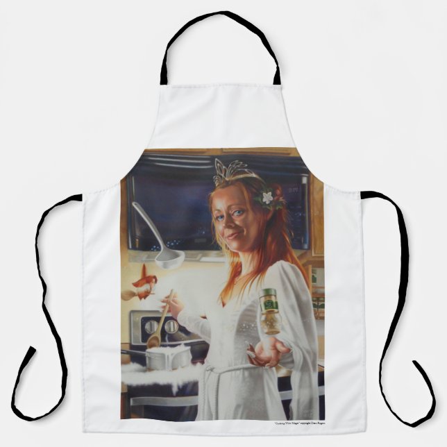 Tablier Cuisine Whimsical Apron Avec Magie (Recto)