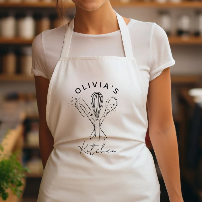 Tablier Cuisine Whisk & Ustensiles Cuisine (Créateur téléchargé)