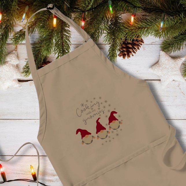 Tablier Cuisiner avec mes Gnomies Noël (Créateur téléchargé)