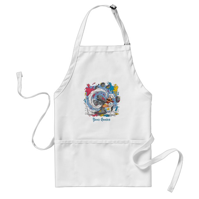 Tablier Cuisinier Chaotique Avec Mitigeur Explosant (Devant)