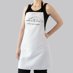 Tablier Cuisinier de boulangerie minimaliste fait avec amo