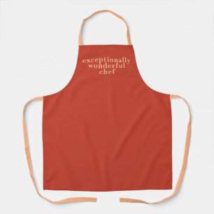 Tablier Cuisinier Exceptionnellement Merveilleux Orange Fo