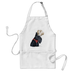 Tablier Cuisinier Terrier Écossais