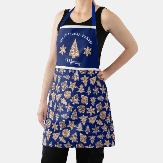 Tablier Cuisinière de Noël personnalisée Cookie Baker pers (Insitu)