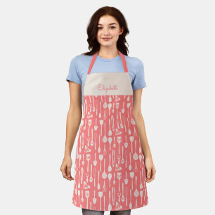 Tablier Cuisinière Joueuse Cute Apron Colorful Ustensile d