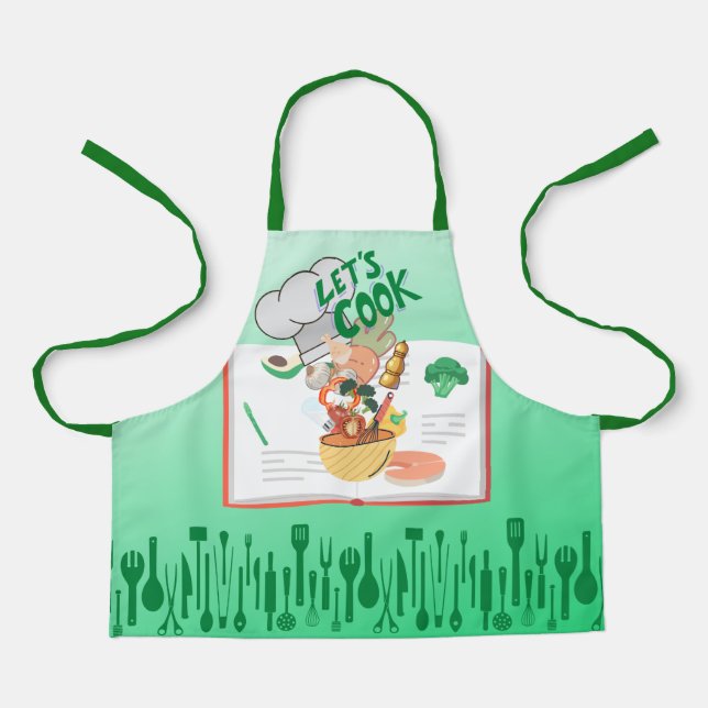 Tablier Cuisinons les enfants (Recto)