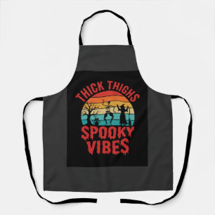 Tablier Cuisses Épaisses Halloween Vibes Squelettiques