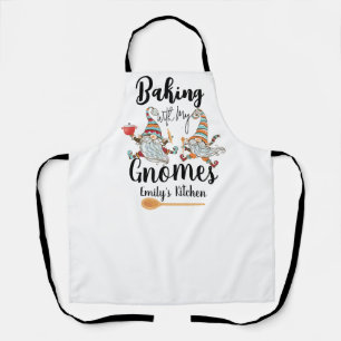 Tablier Cuisson avec mes Gnomes Boulangerie sur mesure Bou