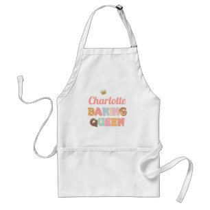 Tablier Cuisson customisée Queen Adult Apron