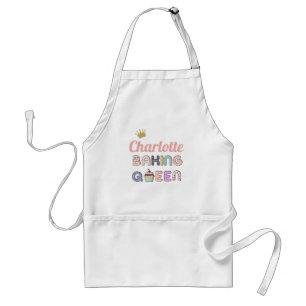 Tablier Cuisson customisée Queen Adult Apron