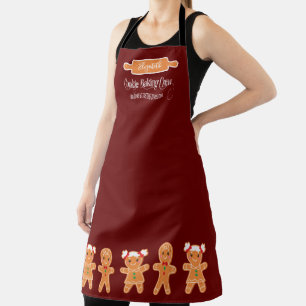 Tablier Cuisson de biscuits Crew pain d'épices Monogramme