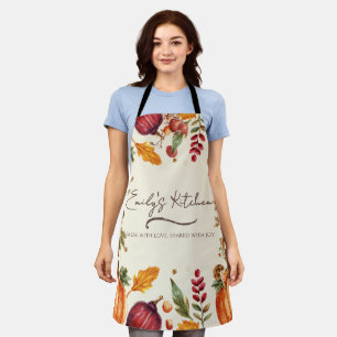 Tablier Cuisson de la récolte d'automne Gâteau personnalis
