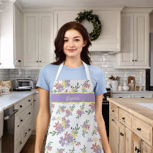 Cuisson de motif floral chic violet