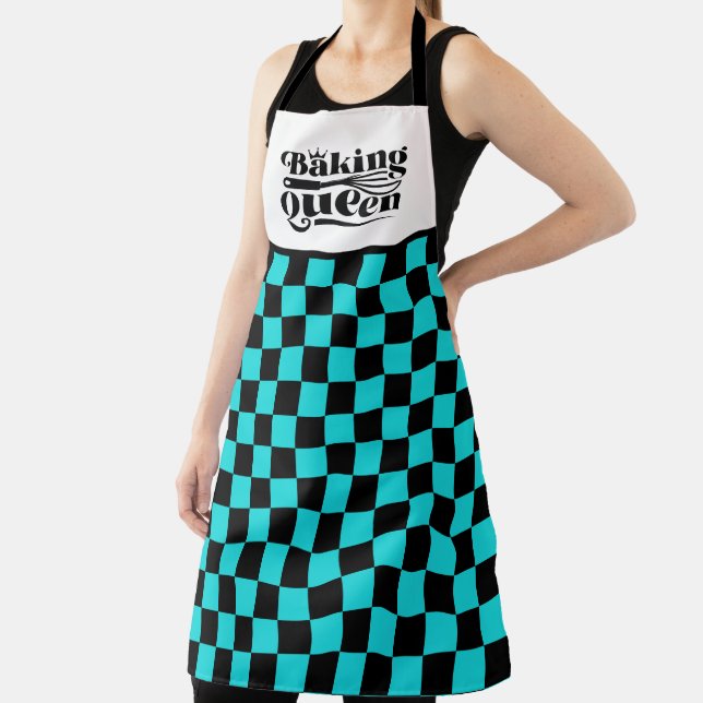 Tablier Cuisson mignonne Queen word art (Insitu)