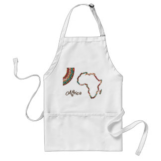 Tablier Culture africaine en costume de cuisine