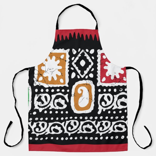 Tablier Culture indienne : Art traditionnel (Recto)