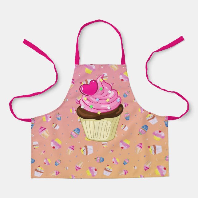 Tablier Cupcake pour enfants (Recto)
