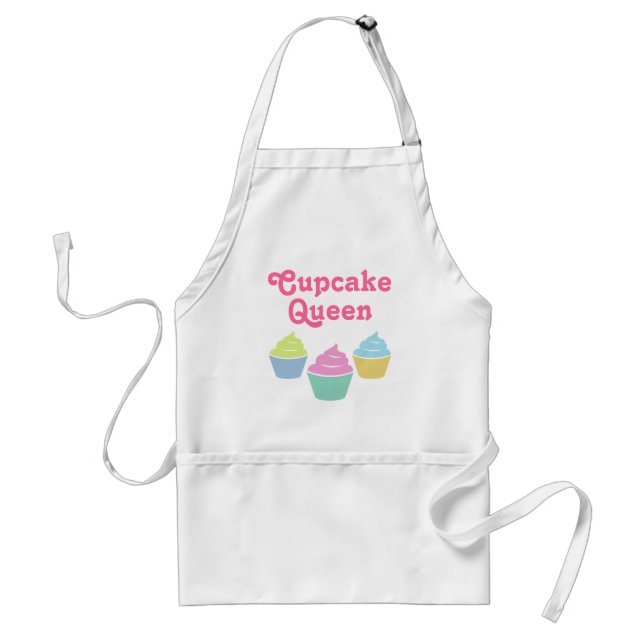 Tablier Cupcake queen | Cute baking apron for women (Devant)