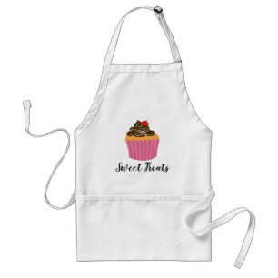 Tablier Cupcake rose personnalisé