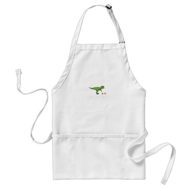Tablier Curlsaurus Curling Saurus Sports d'hiver Amoureux (Devant)