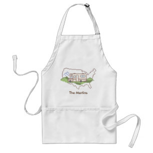 Tablier Customisez votre voyage routier USA Apron