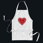 Tablier Customize Your Vintage Lace Heart Apron<br><div class="desc">Customize the name. Show your big beautiful heart with this antique lace design. A romantic sweetheart gift for your special love on Valentine’s Day, birthdays, anniversaries showers, weddings and celebrations. More products with this design are available in this store's Vintage Lace Category. Just click my store link or icon and...</div>