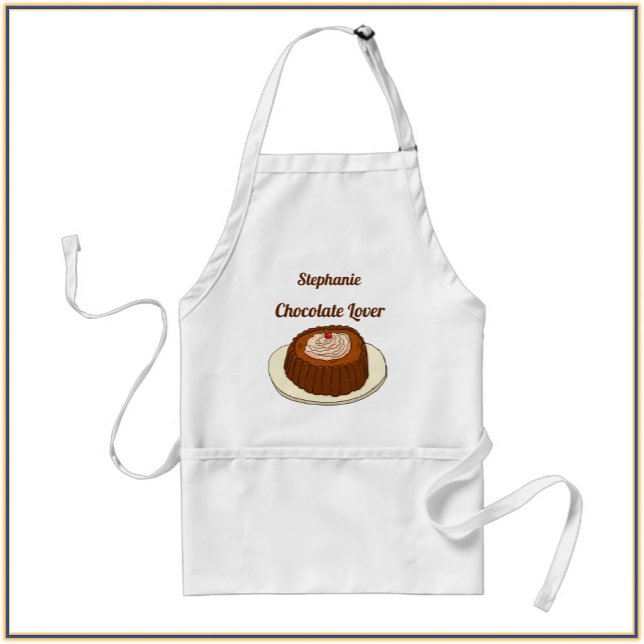 Tablier Cute Adulte Chocolat Adulte Apron (Créateur téléchargé)