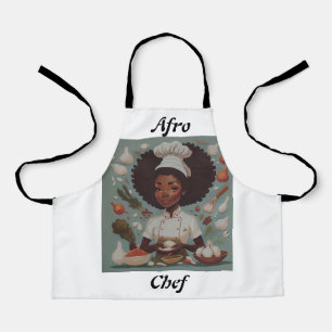 Tablier Cute Afro Chef Apron