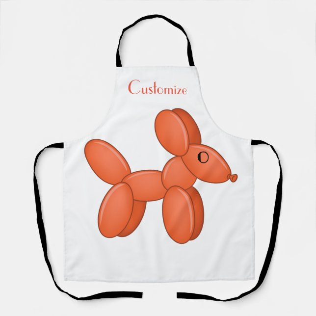 Tablier Cute Balloon Chien Thunder_Cove  (Recto)