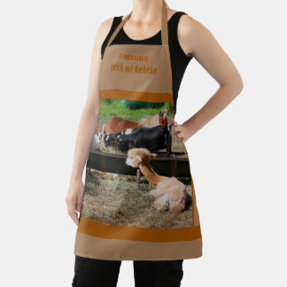 Tablier Cute Barnyard Agritourisme Petit déjeuner personna