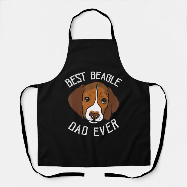 Tablier Cute Beagle Lover Poison Best Beagle Dad Ever Nove (Recto)