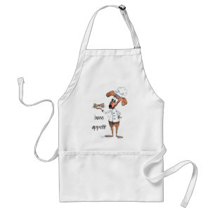 Tablier Cute chef de chien Whimsical