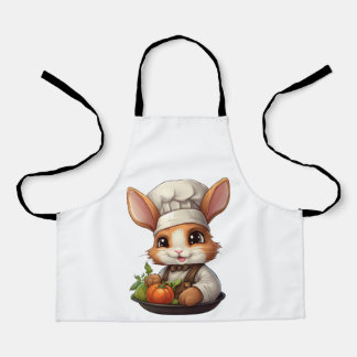 Tablier Cute Chef Lapin Aux Tomates Rouges