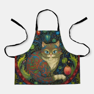 Tablier Cute Cheshire Chat style Art nouveau