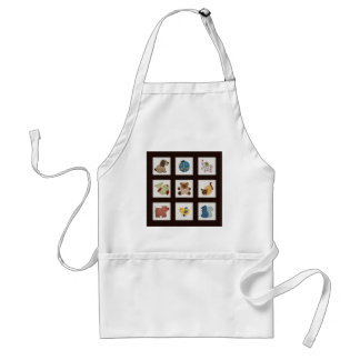 Tablier Cute Country Style Bébé Animaux Couette