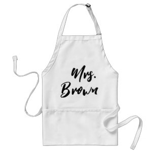 Tablier Cute Couple Personnalisé M. Mme Pocket Aprons
