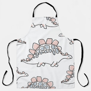 Tablier Cute dinosaures sans couture motif