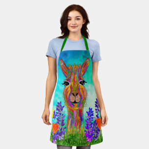 Tablier Cute et coloré Llama Apron