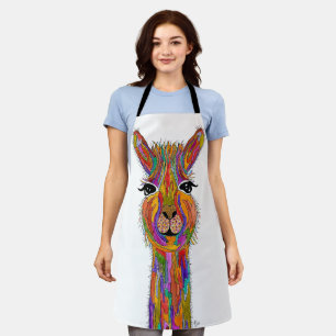 Tablier Cute et coloré Llama Apron